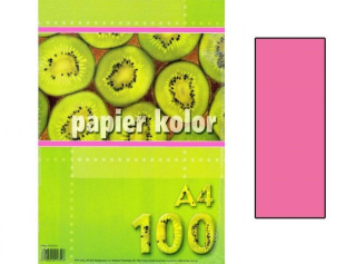 Papier farebný A4 80g/100ks tmavoružový