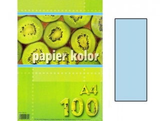 Papier farebný A4 80g/100ks svetlomodrý