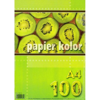 Papier farebný A4 80g/100ks tmavohnedý