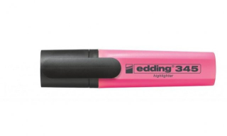 Zvýrazňovač EDDING "345" ružový