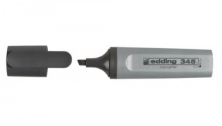 Zvýrazňovač EDDING "345" sivý