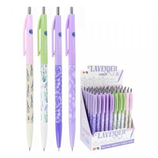 Guľôčkové pero M&G Lavender 0,38mm modré