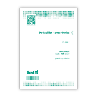 Dodací list A5+potvrdenka NCR
