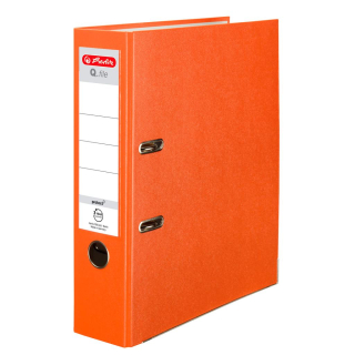 Kancelársky zakladač A4 pákový HERLITZ 8cm oranžový