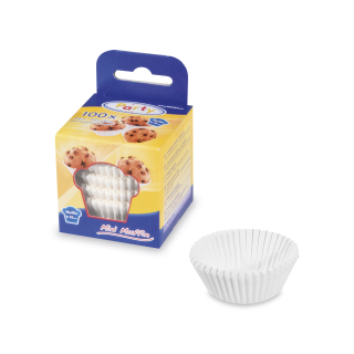 Košíčky cukrárenské 35x20mm/100ks biele