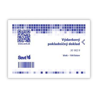 Výdavkový pokladničný doklad A6/100listov