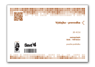 Výdajka-prevodka A5 NCR s DPH