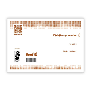Výdajka-prevodka A5 s DPH