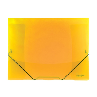 Odkladacie mapy A4 s gumou PP 253 OPALINE žlté