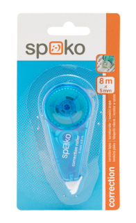 Korekčný strojček SPOKO 0326 5mmx8m, jednorázový
