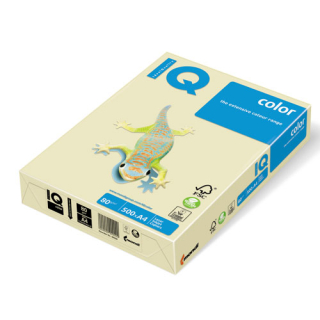 Farebný papier IQ color krémová CR20, A4 80g /500 listov