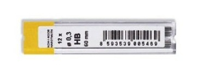 Tuha do mikroceruzky KOH-I-NOOR 4132 0,3mm HB/12ks