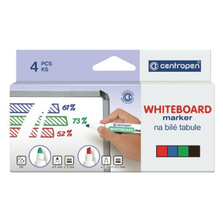 Popisovač CENTROPEN "8559 Whiteboard" na tabule/sada 4ks