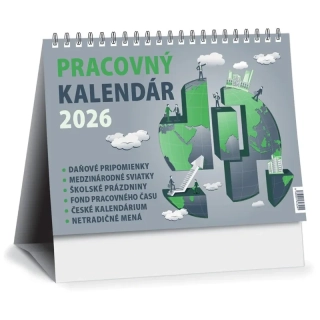 Kalendár stolový 2026 Pracovný Malý
