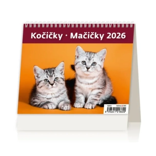 Kalendár stolový 2026 MiniMax Mačičky