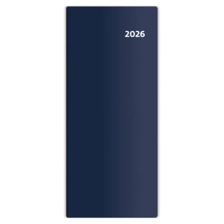 Diár 2026 mesačný vreckový TORINO modrý