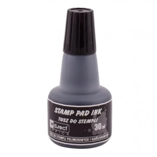 Pečiatková farba D.RECT 30ml čierna