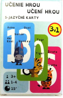 Karty hracie - Učenie hrou 5-jazyčné