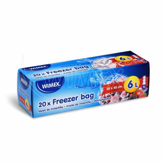Vrecká do mrazničky (LDPE) 6l 28x45/20ks