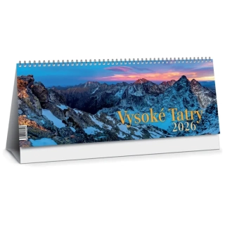 Kalendár stolový 2026 Vysoké Tatry