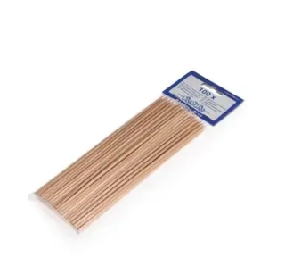 Špajdle drevené hrotené 20cm/100ks