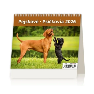 Kalendár stolový 2026 MiniMax Psíčkovia