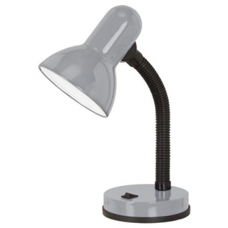Lampa stolová 40W Basic strieborná