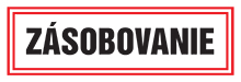 Informačná tabuľa Zásobovanie