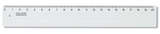 Pravítko 20cm KOH-I-NOOR 742551 transparentné