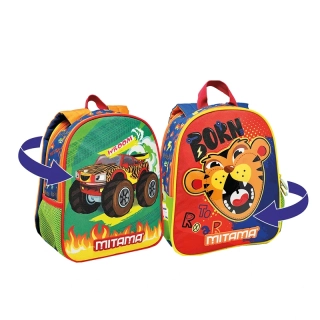 Detský batoh MITAMA Tiger/Roar obojstranný