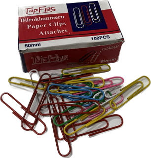 Listové spony farebné ICO 50mm/100ks
