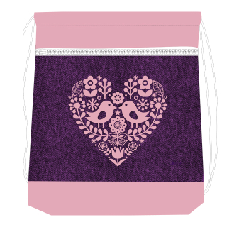 Vrecko na prezúvky REYBAG Folk Jeans