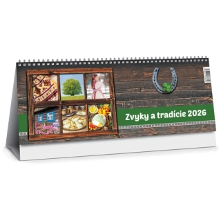 Kalendár stolový 2026 Zvyky a tradície 