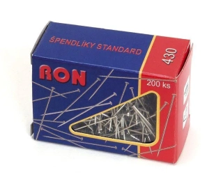 Špendlíky kovové/200ks RON 430