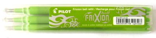 Tuha do rollera PILOT Frixion Ball 0,7/3ks svetlozelená