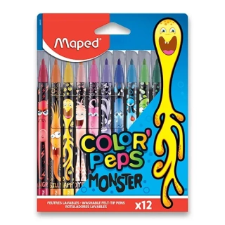 Popisovač MAPED Color Peps Monster/sada 12ks