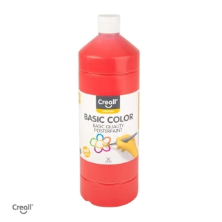 Farby temperové 1000ml CREALL svetločervená