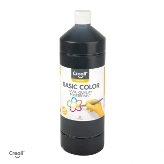 Farby temperové 1000ml CREALL čierna