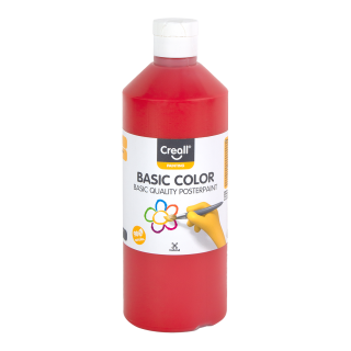 Farby temperové 500ml CREALL červená