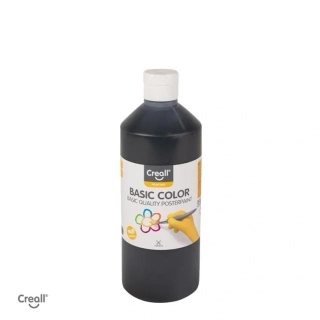 Farby temperové 500ml CREALL čierna