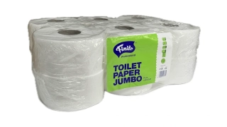 Toaletný papier JUMBO Finto 19cm 2-vrstvový biely