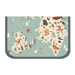 Peračník REYBAG World Map 1zipsový