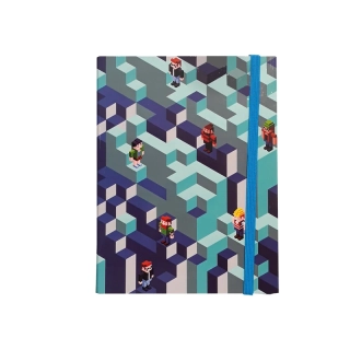 Box na zošity A5 REYBAG Blue Pixel