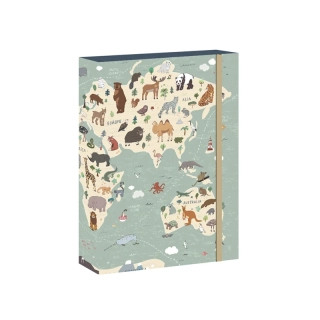 Box na zošity A5 REYBAG World Map