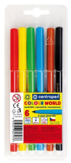 Popisovač CENTROPEN "7550"/sada 6ks