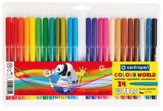 Popisovač CENTROPEN "7550"/sada 24ks
