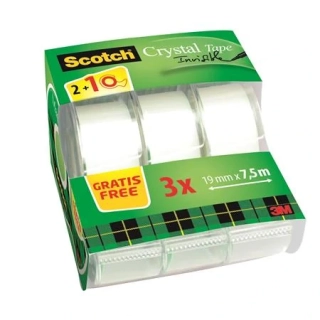 Lepiaca páska 3M Magic Tape 19mmx7,5m s dispenzorom 2+1