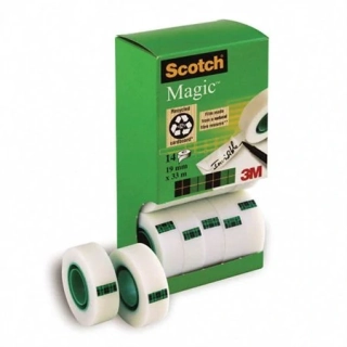 Lepiaca páska 3M  Magic Tape 19mmx33m/14ks