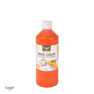 Farby temperové 500ml CREALL oranžová