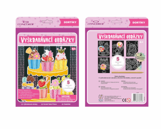 Blok vyškrabávací CONCORDE Torty